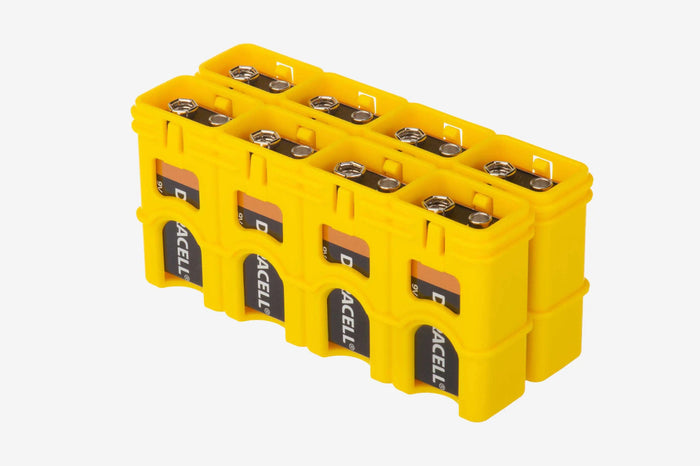 9V - 8 Pack (Yellow) by Storacell