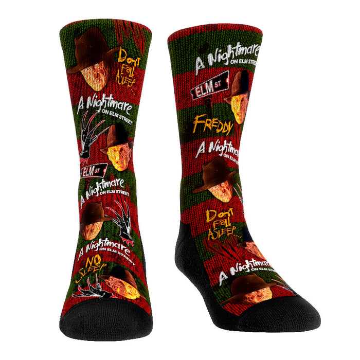 A Nightmare on Elm Street - Freddy Krueger - All-Over Print by Rock 'Em Socks