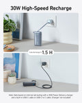 Anker Nano Power Bank (30W, Built-In USB-C Cable) by Anker