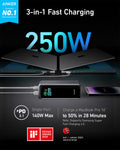 Anker Prime 27,650mAh Power Bank (250W) and 100W Charging Base by Anker