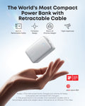 Anker Nano Power Bank (10K, 45W, Built-In Retractable USB-C Cable) by Anker