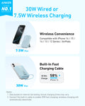 Anker Zolo Magnetic Power Bank (10K, 30W, Built-in USB-C Cable) by Anker