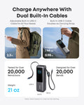Anker Laptop Power Bank (25K, 165W, Built-In and Retractable Cables) by Anker