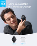 Anker MagGo Wireless Charging Station (3-in-1, Foldable Pad) by Anker