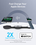 Anker MagGo Wireless Charging Station (3-in-1, Foldable Pad) by Anker