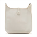 Hermès Evelyne 29/PM Veau Epsom White Silver Metal Fittings □L: 2008 by Bolt Boutique