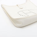 Hermès Evelyne 29/PM Veau Epsom White Silver Metal Fittings □L: 2008 by Bolt Boutique