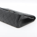 Chanel Matelasse 2.55 Large Leather Double Flap Double Chain Bag Black Gunmetal Fittings 16886927 A37587 #2429 by Bolt Boutique