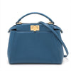 Fendi Mini Peek-a-boo Leather 2 Way Handbag Blue 8BN244 -#2501