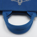 Prada Canapa Logo Tote Blue Medium #2503 by Bolt Boutique