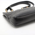 Chanel Matelasse Lambskin Chain Shoulder Bag Black Gold Metal Fittings #2512 by Bolt Boutique