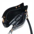 Chanel Matelasse Lambskin Chain Shoulder Bag Black Gold Metal Fittings #2512 by Bolt Boutique