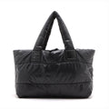 Chanel Coco Cocoon Nylon Hand bag Black Silver Metal Fittings 13 Series #2594 by Bolt Boutique