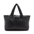 Chanel Coco Cocoon Nylon Hand bag Black Silver Metal Fittings 13 Series #2594 by Bolt Boutique