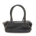 Chanel Logo Leather Calf Skin Tassel Bowling Bag 8 Series #2602 by Bolt Boutique