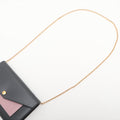 Celine Large Colorblock Pocket Envelope Wallet On A Chain Grey/Pink -SKU #2604 by Bolt Boutique