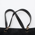 Chanel Black Nubuck Leather Wild Stitch Shoulder Bag Black Gold Metal Fittings 7 Series #2875 by Bolt Boutique
