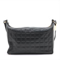 Chanel Chocolate Bar CC Lambskin Shoulder Bag Black Gold Metal Fittings 6 Series #2895 by Bolt Boutique