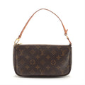 Louis Vuitton Monogram Canvas Pochette Accessories Brown Shoulder Bag #3269 by Bolt Boutique