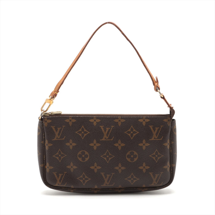 Louis Vuitton Monogram Canvas Pochette Accessories Brown Shoulder Bag #3268 by Bolt Boutique