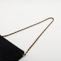 Chanel Black Suede Half Moon Coco Mark Chain Shoulder Bag #3744 by Bolt Boutique