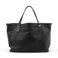 Chanel On The Road Caviar Skin Black Tote Bag 19 Series #3746 by Bolt Boutique