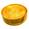 Bitcoin Coasters Set by B3 Customs