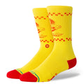 Stance X Stranger Things Surfer Boy Crew Socks - Yellow by Swell-O-Phonic