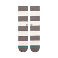 Stance Combed Cotton Crew Sock - NEP Stripe - Grey by Swell-O-Phonic