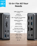 Anker <b>575</b> USB-C Docking Station (13-in-1) by Anker