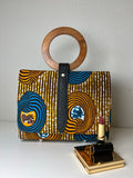 Aisha African Print Hand Bag by Duma Mbili LLC