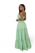 Two Piece Maxi Skirt Set by The House of Stylez