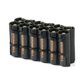 12 AA Pack Battery Caddy (Tuxedo Black) by Storacell