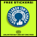 Skilled Labor Hard Hat Decal by Armed American Supply
