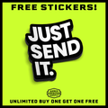 Just Send It Hard Hat Decal by Armed American Supply
