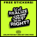 Snap Someday Hard Hat Decal by Armed American Supply