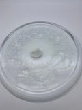 INDIANA Glass Wreath Platter 13 Satin Frost by Vanessa Jane