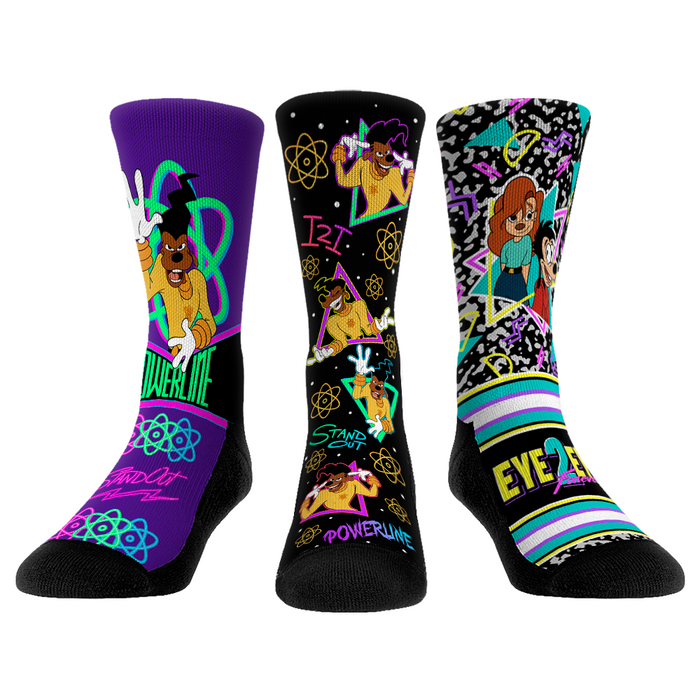 A Goofy Movie - Powerline 3-Pack by Rock 'Em Socks