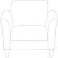 Alera Reception Lounge Sofa Series Club Chair, 35.43" x 30.7" x 32.28", Black