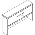 Alera Sedina Series Hutch with Sliding Doors, 72w x 15d x 42.5h, Espresso