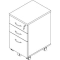 Alera Valencia Series Mobile Pedestal File, Left/Right, 3-Drawers: Box/Box/File, Legal/Letter, Mahogany, 15.88 x 20.5 x 28.38