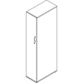 Alera Valencia Series Wardrobe, 11 7/8w x 23 7/8d x 65h, Mahogany