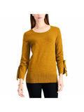 Alfani Womens Bow Sleeve Pullover Sweater by Vanessa Jane