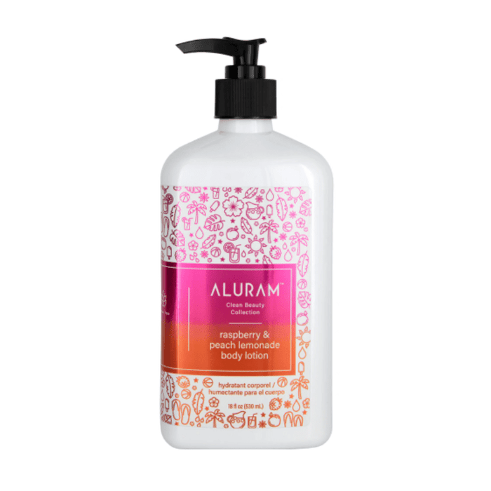 Aluram Raspberry & Peach Lemonade Body Lotion 18oz by The Warehouse Salon