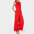 Donna Ricco Sleeveless Hardware-Embellished Jumpsuit by Vanessa Jane