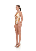 Andrea Iyamah Tiaca One Piece Swimsuit - Eucalyptus - Size Small by Vanessa Jane