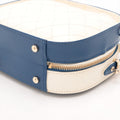 Chanel Matelasse Leather 2 Way Shoulder Bag Blue x White Gold Metal Fittings 27149464 -SKU #2347 by Bolt Boutique