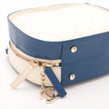Chanel Matelasse Leather 2 Way Shoulder Bag Blue x White Gold Metal Fittings 27149464 -SKU #2347 by Bolt Boutique