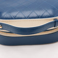 Chanel Matelasse Leather 2 Way Shoulder Bag Blue x White Gold Metal Fittings 27149464 -SKU #2347 by Bolt Boutique