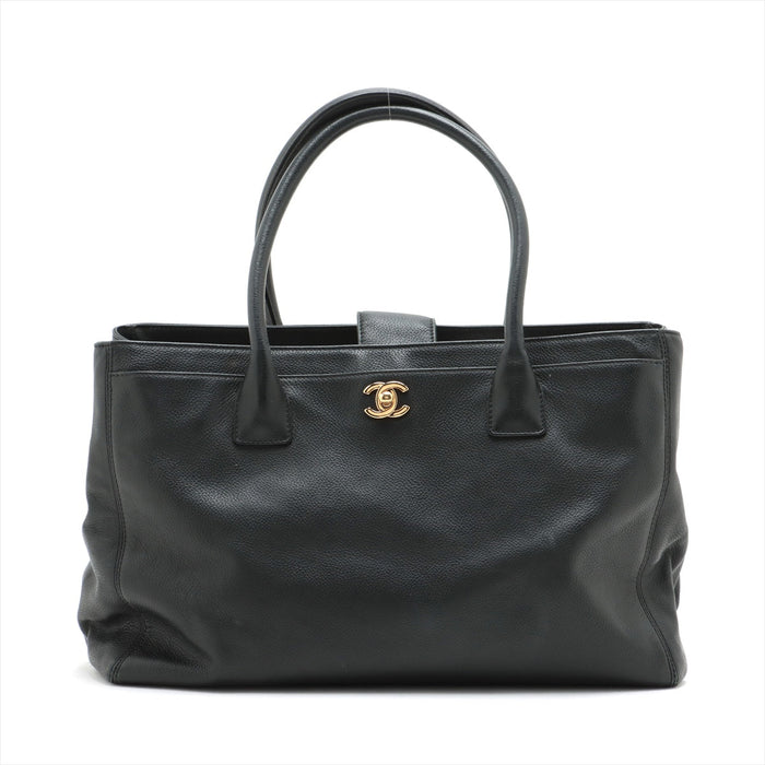 Chanel Executive Leather Tote bag Black Gold Metal Fittings 17968098 #2486 by Bolt Boutique